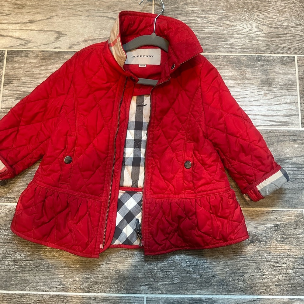 Burberry Toddler Kids Red Jacket